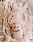 French Terry Blooms Collection - Muslin Swaddle