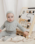 Diamond Print Collection - Footie + Bonnet