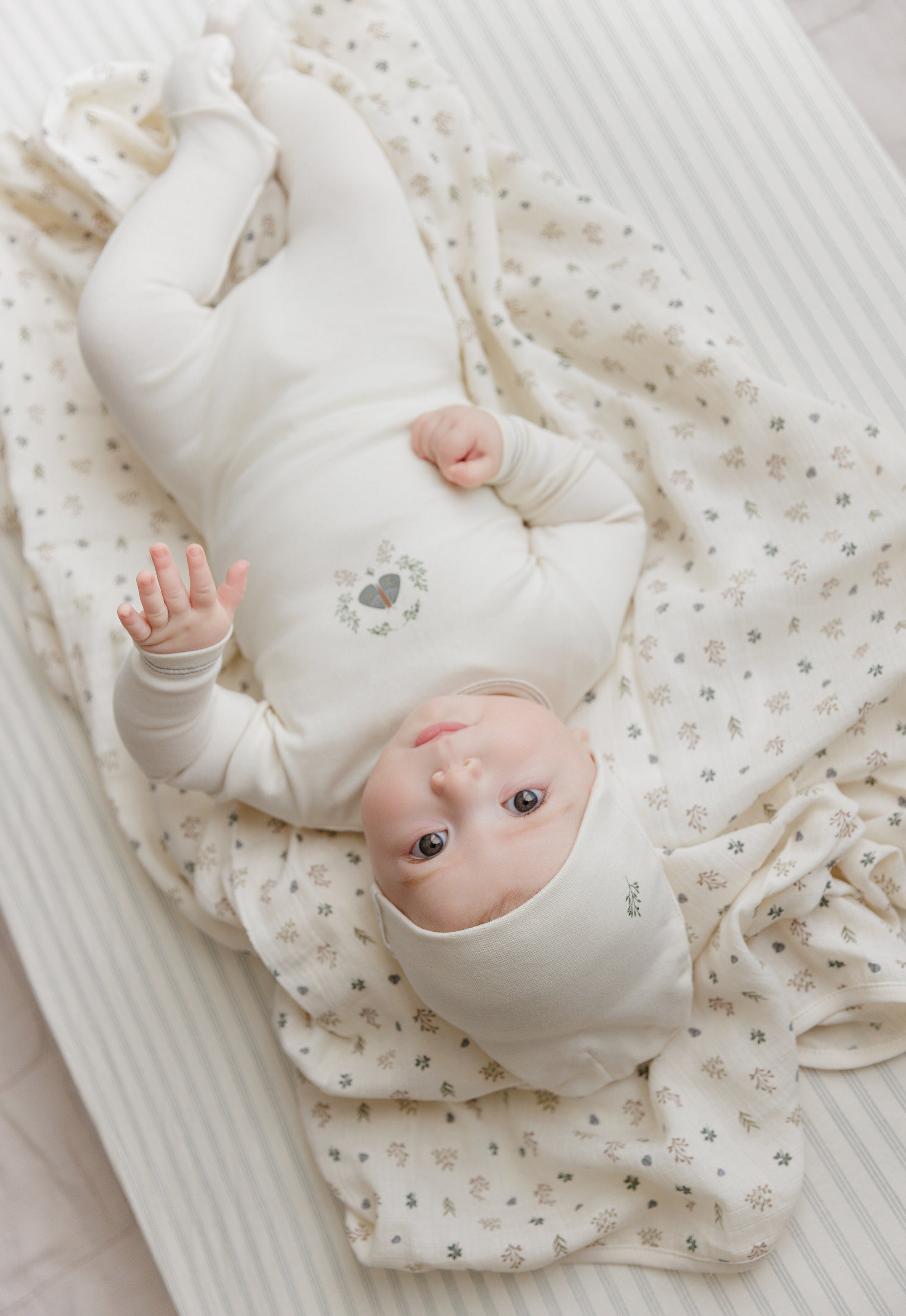 Soft Cotton Baby Footie – Garden Floral Center