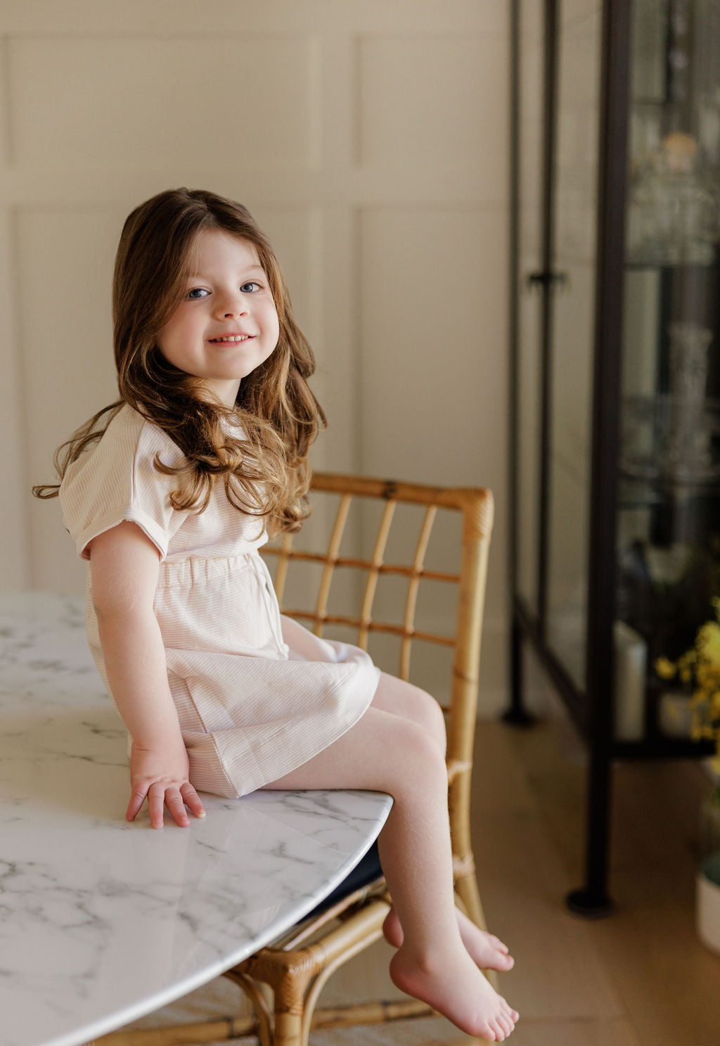 Organic French Terry - Bear Collection - Dress 3/4 Sleeves