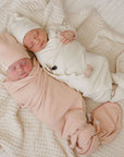 Cotton Little One Collection - Footie + Beanie