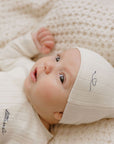 Cotton Little One Collection - Footie + Beanie