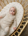 Squiggle Pointelle Collection - Footie + Beanie