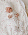 Organic Cotton Cluster Flower & Leaf Collection - Bib