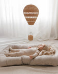 Heart and Star Button Pointelle Collection - Footie + Bonnet