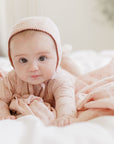 Diamond Print Collection - Footie + Bonnet