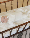 Breathable Muslin Swaddle with Scallop