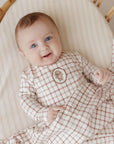 Modal French Terry Plaid Sheep Collection - Paci Clip