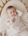Modal French Terry Plaid Sheep Collection - Paci Clip
