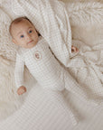 Modal French Terry Plaid Sheep Collection - Blanket
