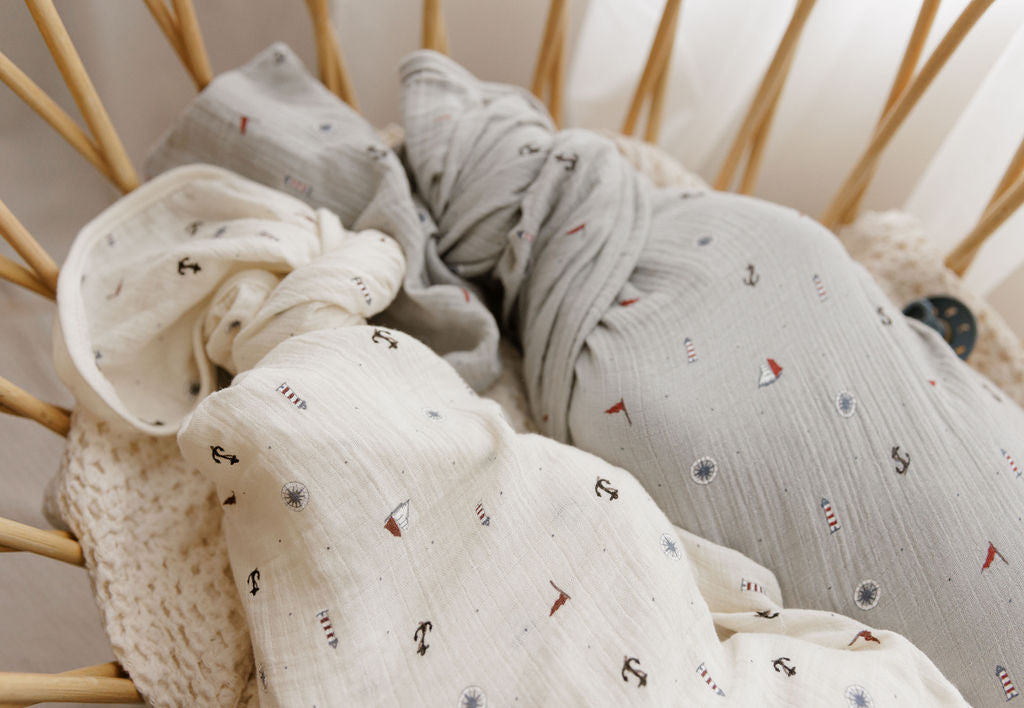 3 Pack Cotton Muslin Swaddle Blanket