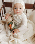 Cable Pointelle Flat Collection - Footie