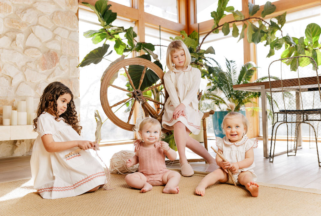 Tulip Collar Short Sleeve Linen Dress – Wave Collection