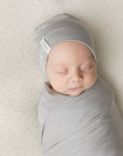 Modal Swaddle & Beanie Set in Gift Box