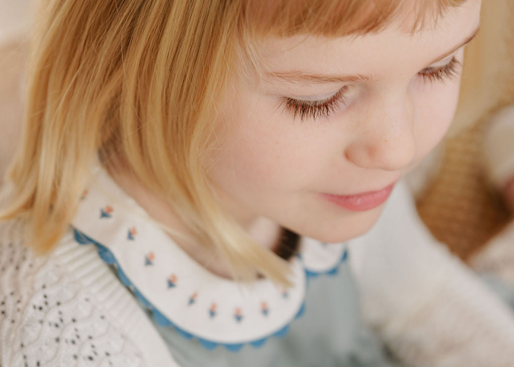 Tulip Collar Short Sleeve Linen Dress – Wave Collection