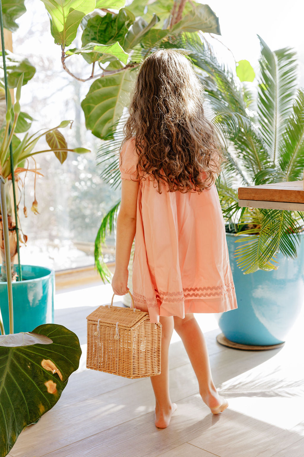 Tulip Collar Short Sleeve Linen Dress – Wave Collection