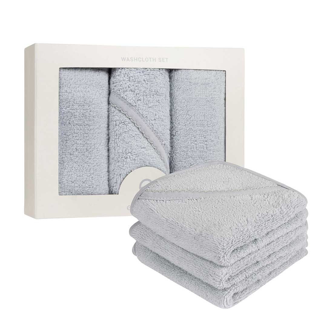 3 Pack Washcloth Set - Blue