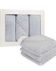 3 Pack Washcloth Set - Blue