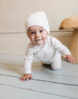 Organic Cotton Cluster Flower & Leaf Collection - Footie