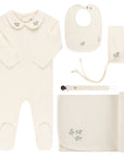Jersey Cotton -Embroidered Collar Collection - Deluxe Take Me Home Sets