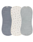 Blue Muslin Burp Cloth