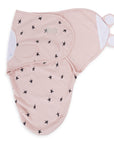 Blush stars Adjustable Swaddle Blanket