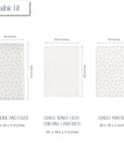 Waterproof Changing Pad Cover | Cradle Sheet Set