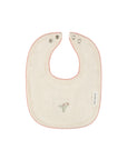Cream muslin bib