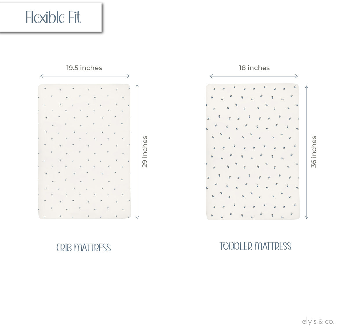 Waterproof Crib Sheet Set Ely's & Co.