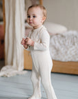 Ribbed Cotton - Embroidered Ginkgo Collection - Take Me Home