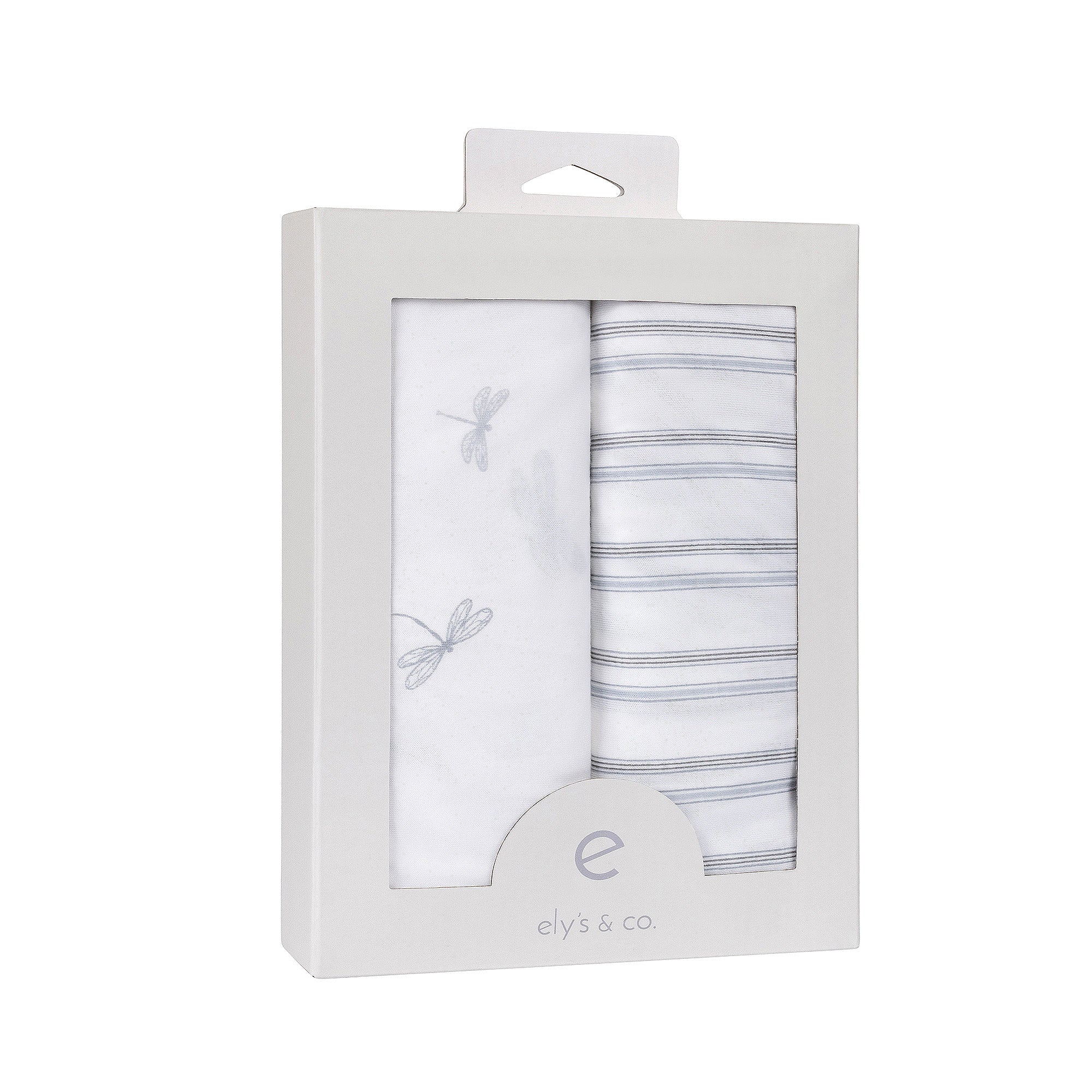 grey dragonfly Gift ready hypoallergenic crib sheet bedding set