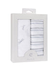 grey dragonfly Gift ready hypoallergenic crib sheet bedding set