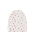 Floral Pink Dot Beanie