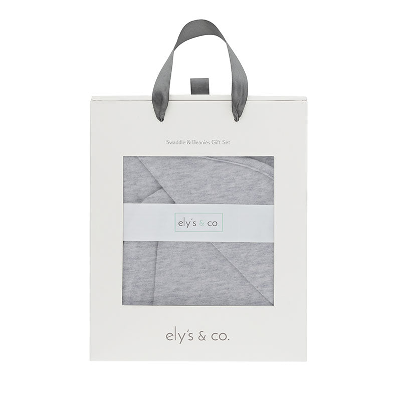 Heather Grey Beanie & Blanket Set Heather Grey Beanie & Blanket Set