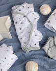 Grey Stars Compact Swaddle collection