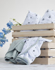 Grey Stars lightweight Adjustable Swaddle Blanket