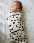 Grey abstract swaddle