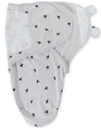 Grey stars Adjustable Swaddle Blanket