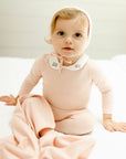 Jersey Cotton -Embroidered Collar Collection- Footies