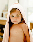 Pink Hooded Towel & Washcloth