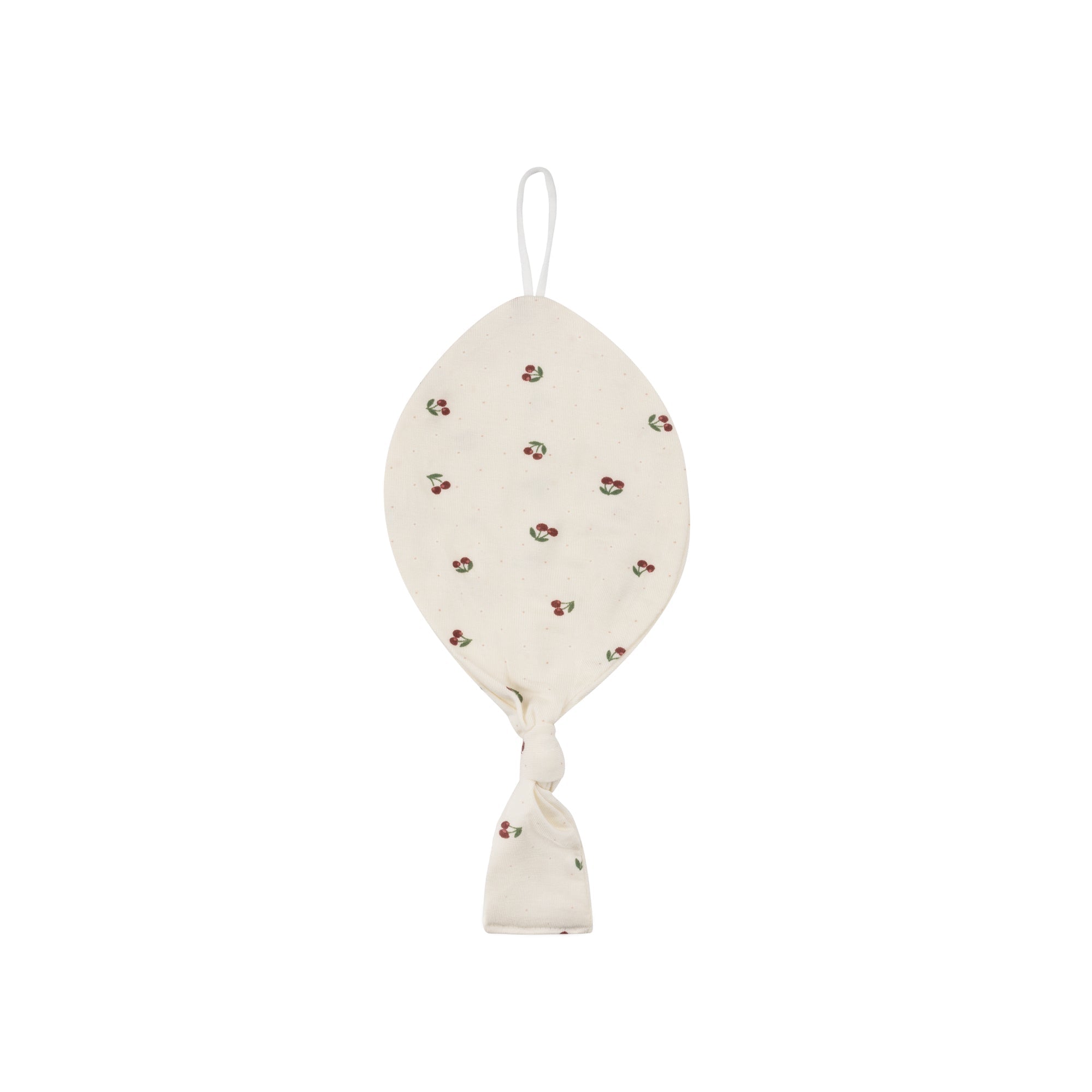 Ivory/Red Modal Cherry Print Collection - Paci Lovey