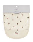 Ivory/Red premium bib set packaging