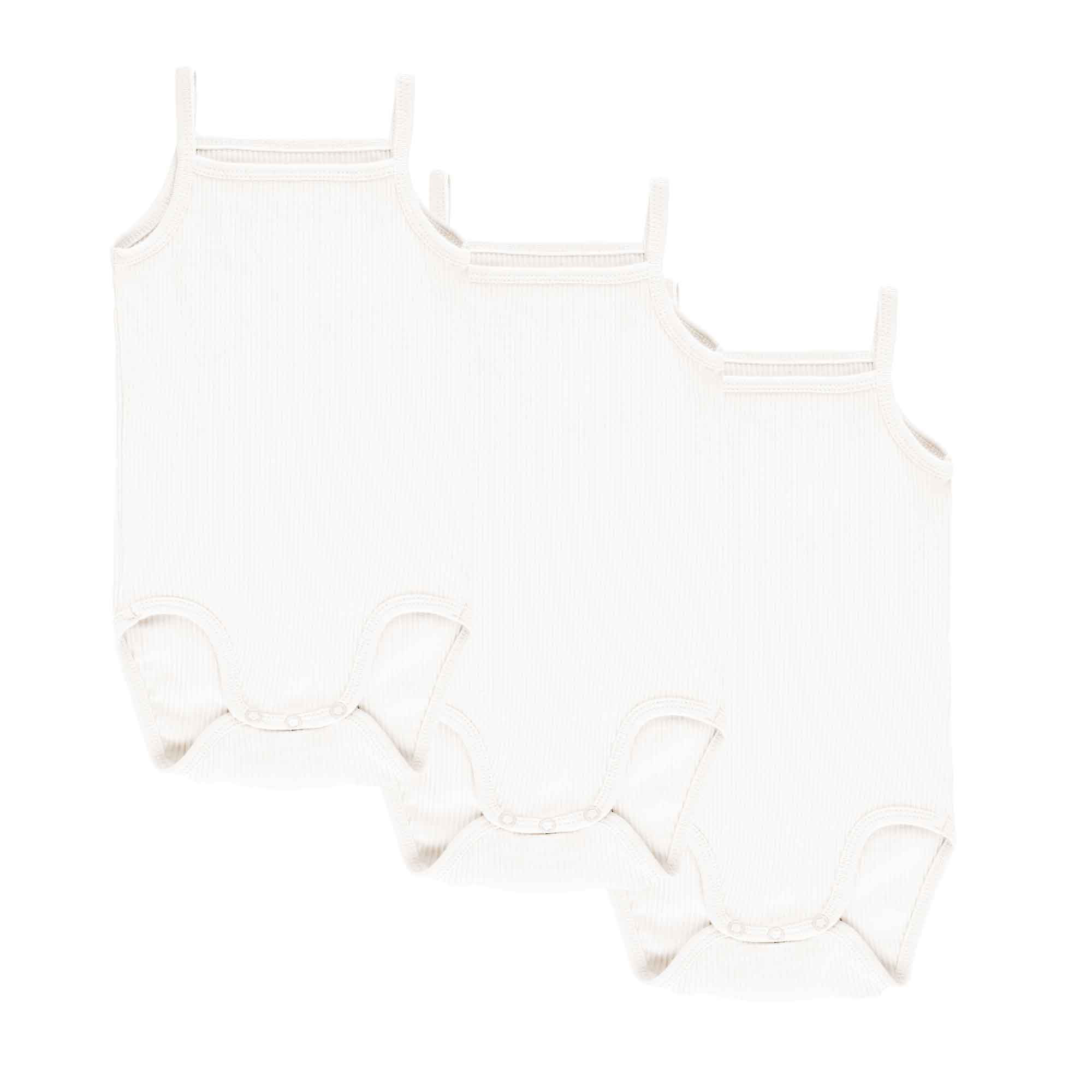 Ivory Spaghetti ribbed Undershirts Boys