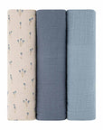 3 Pack Cotton Muslin Swaddle Blanket