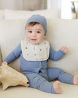 Lightweight Muslin Terry Sailboat Bib