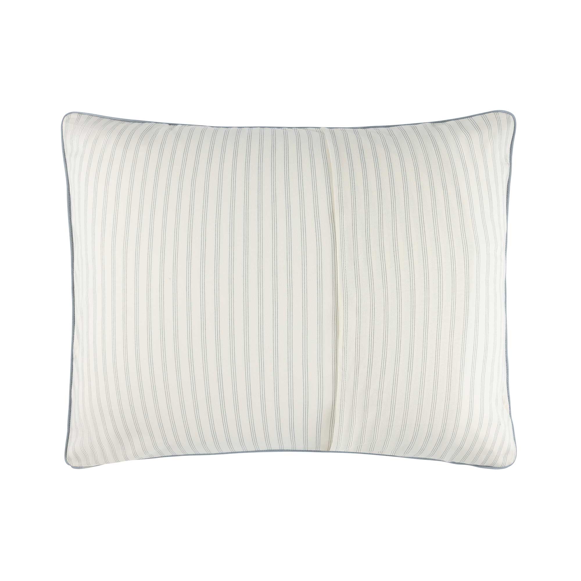 Linear Leaf Pillowcase Back