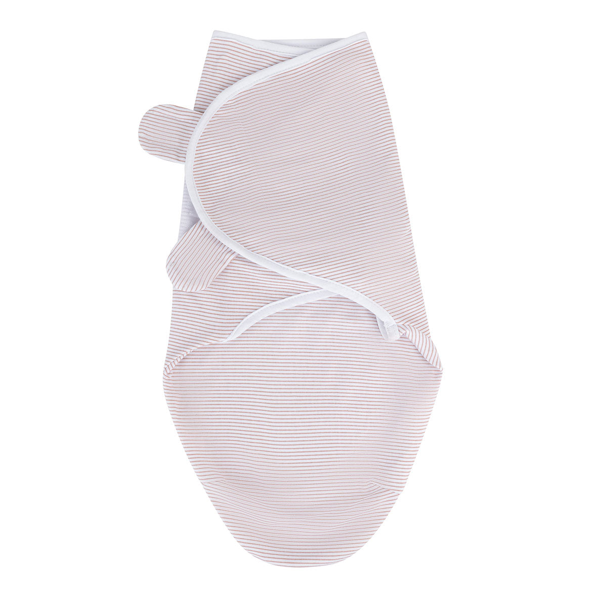 Mauve Stripes Adjustable swaddle Blanket