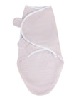 Mauve Stripes Adjustable swaddle Blanket