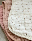 Muslin Burp Cloth Floral Pink collection