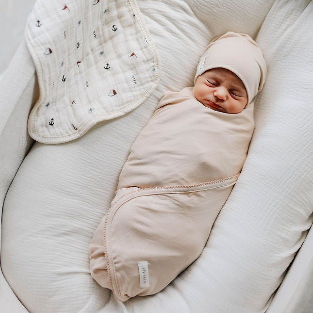 Muslin Burp Cloth blue nautical